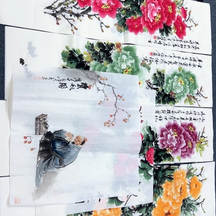 国画纯手绘作品欣赏图