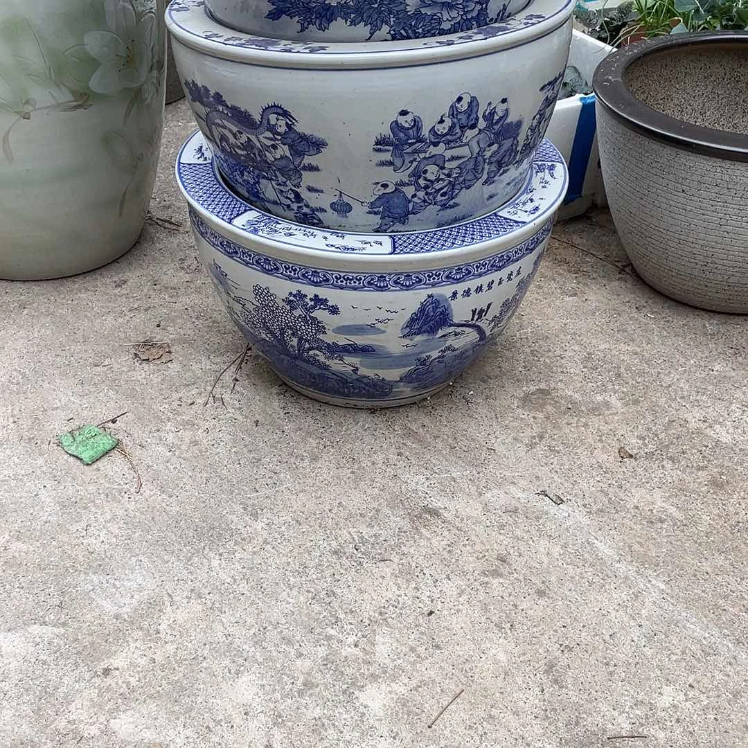 景德镇陶瓷鱼缸景德镇陶瓷鱼缸