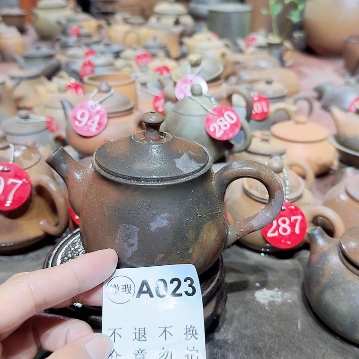 ****Z茶壶紫砂坭兴陶柴烧
