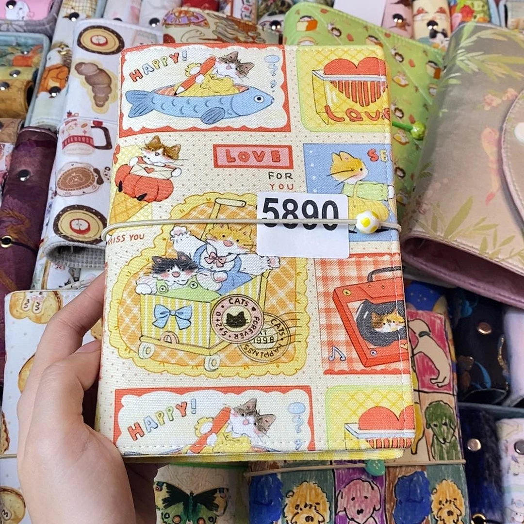 织绣A6活页不加纸5890