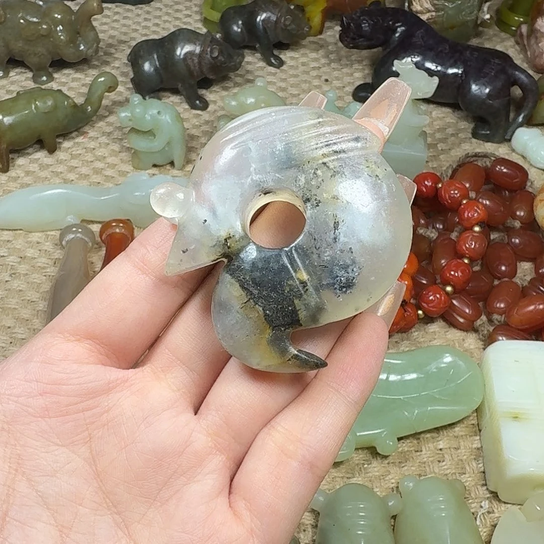 白玉菩提吊坠挂件