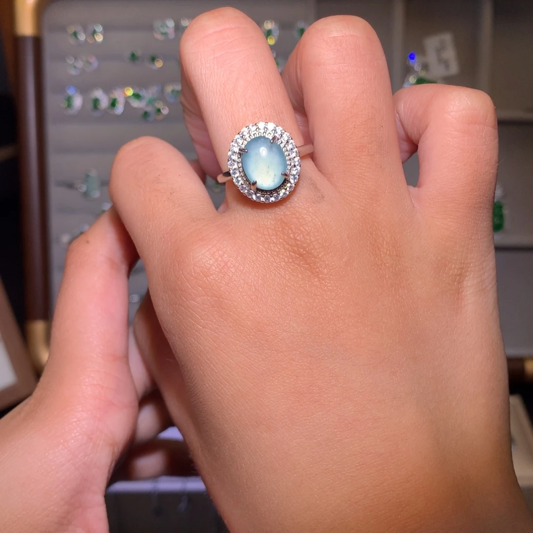 翡翠未镶嵌戒指戒指