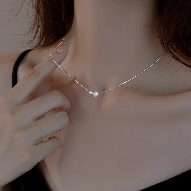 FARCOKO/法蔻 坠链均925银 转运珠项链女小众冷淡风颈链生日礼物