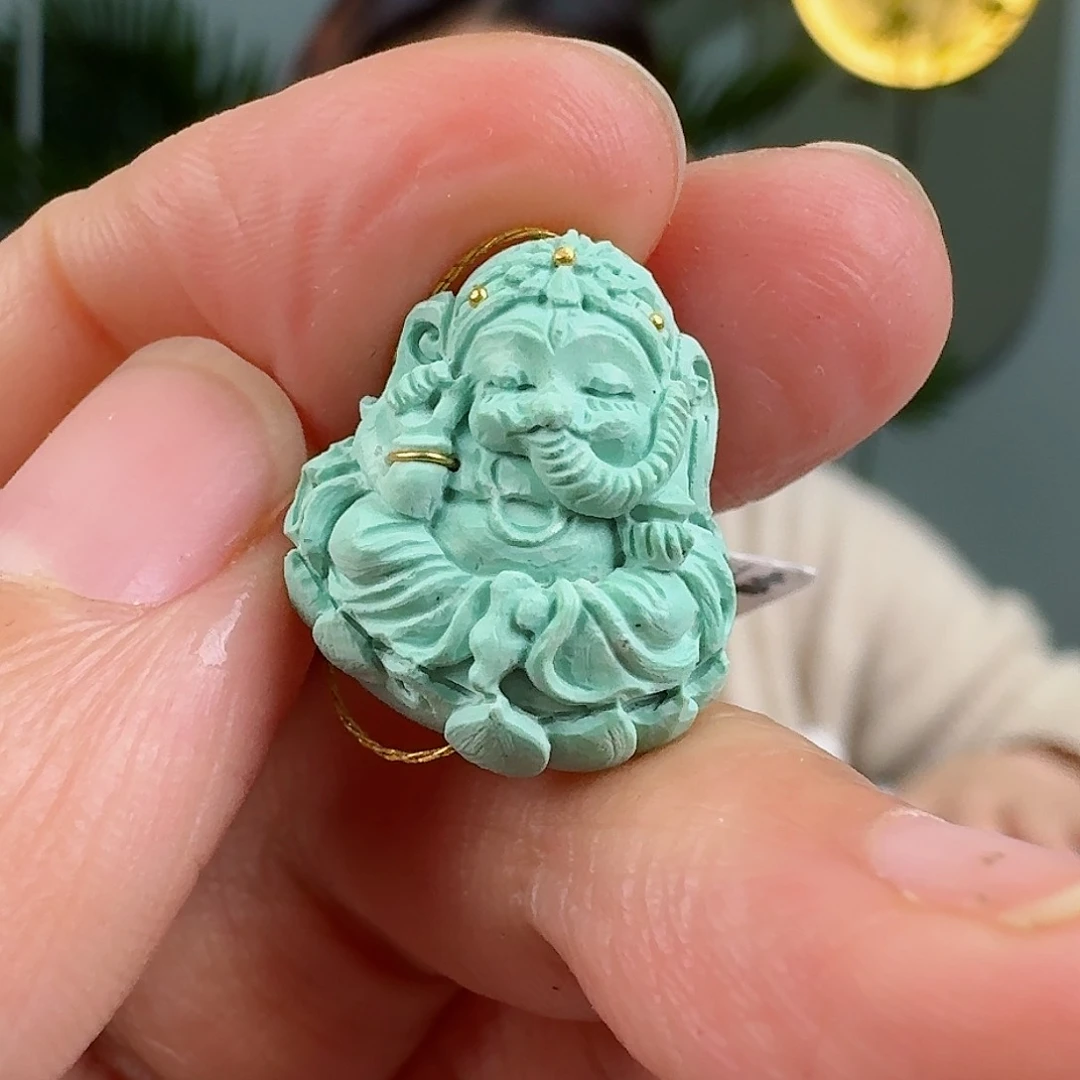 绿松石珠宝奇石未镶嵌