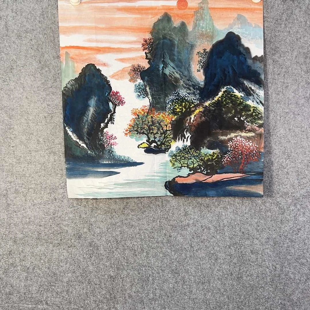 国画335 花鸟在此鸣叫时还要一