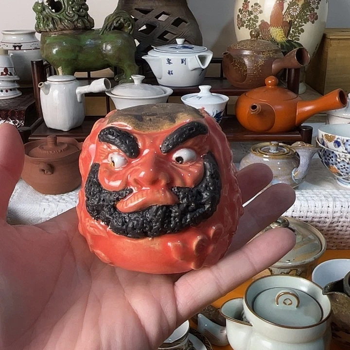 沙***沙瓷片达摩杯子好看的哦