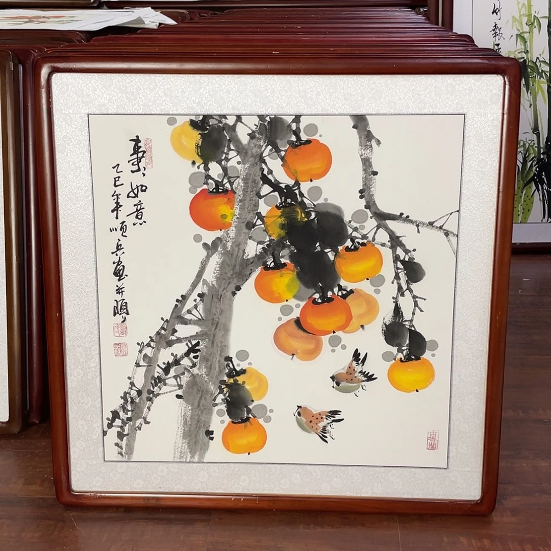 国画带框尺寸63*63厘米