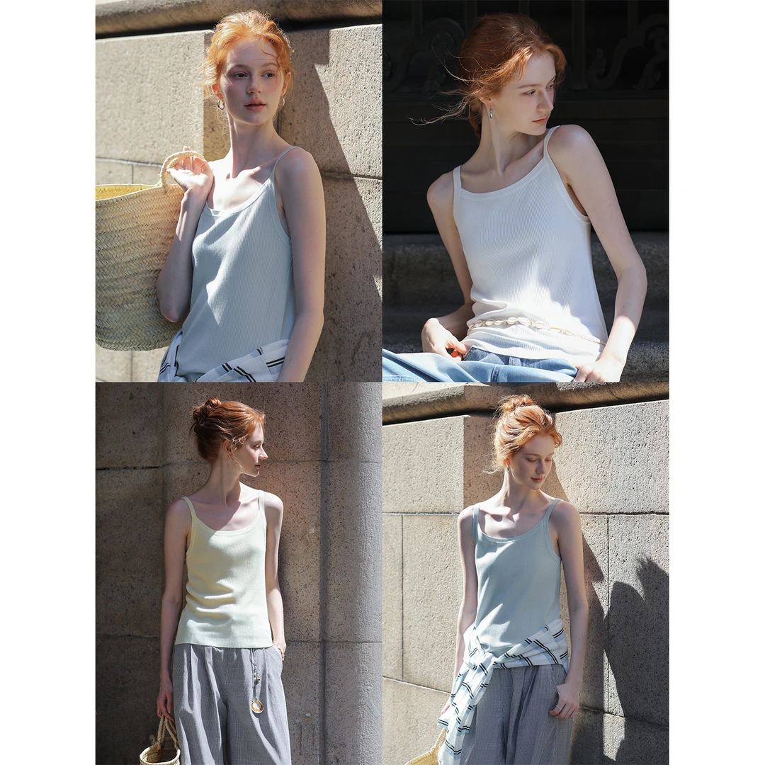 《王雪糕专属》MELLIIY 针织背心女夏季清爽修身小吊带138250283