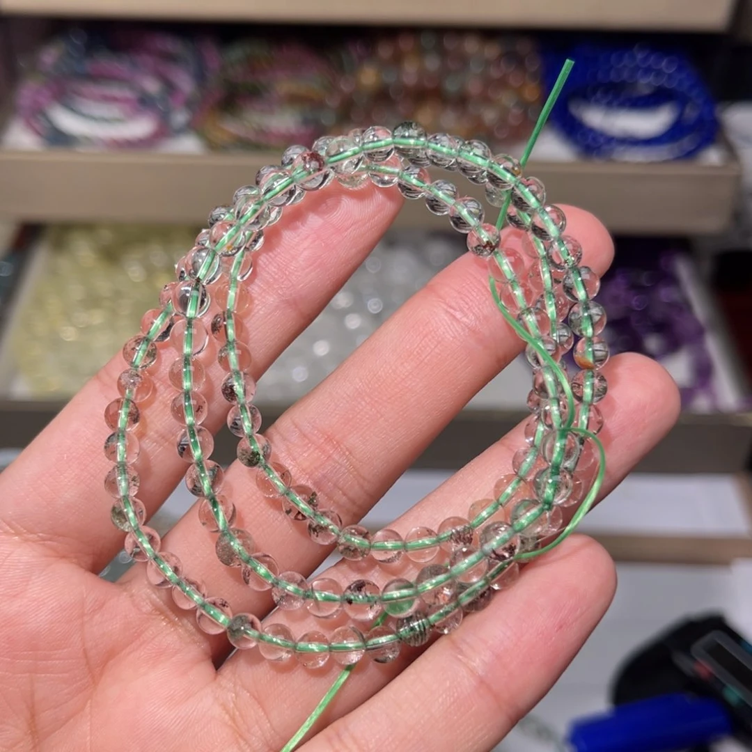水晶手链未镶嵌绿幽灵001
