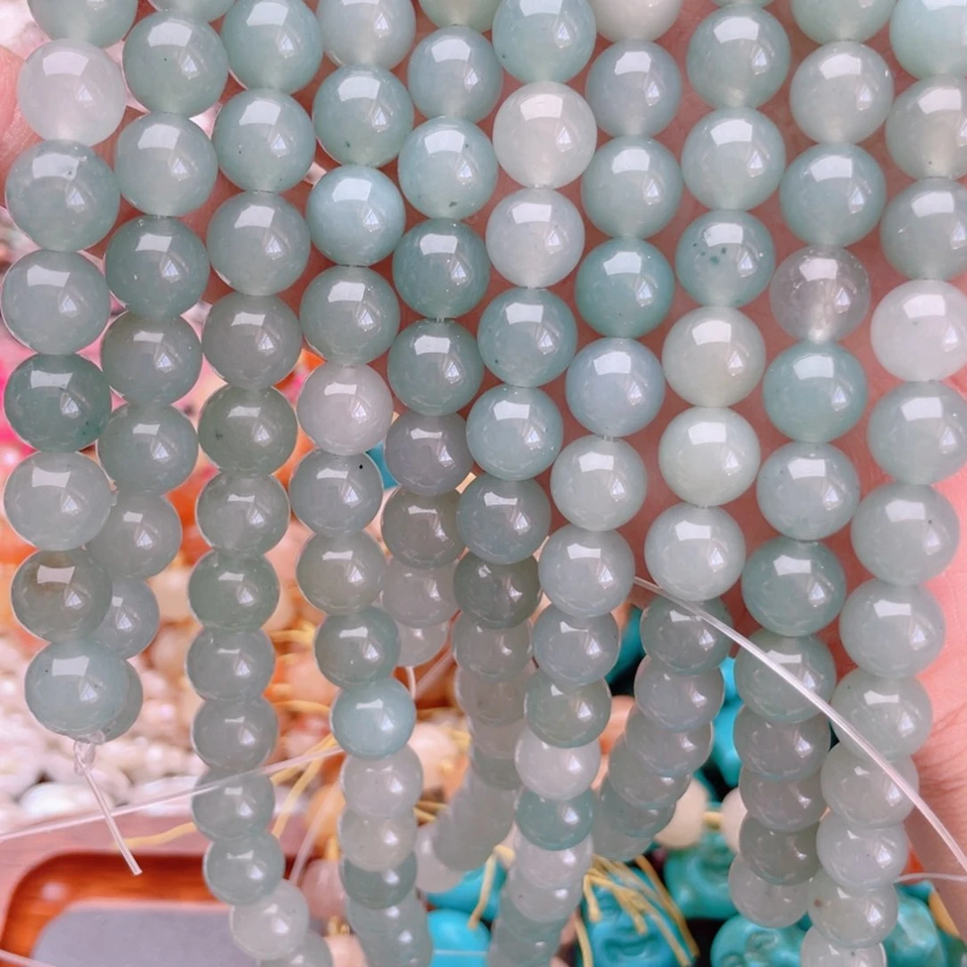 玛瑙/玉髓天然石未镶嵌蓝水2条卡10