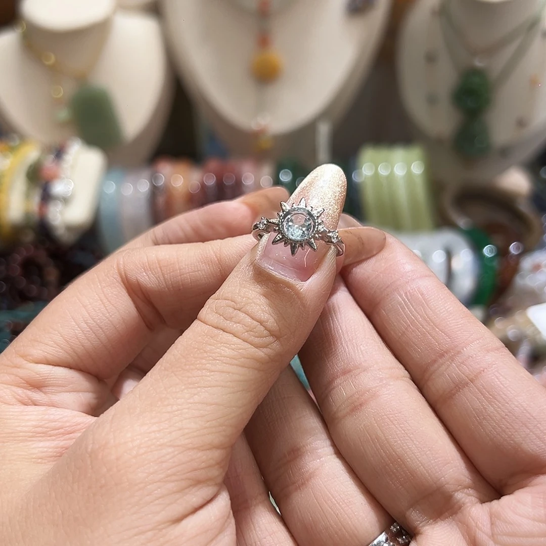 未镶嵌戒指托帕石珞*