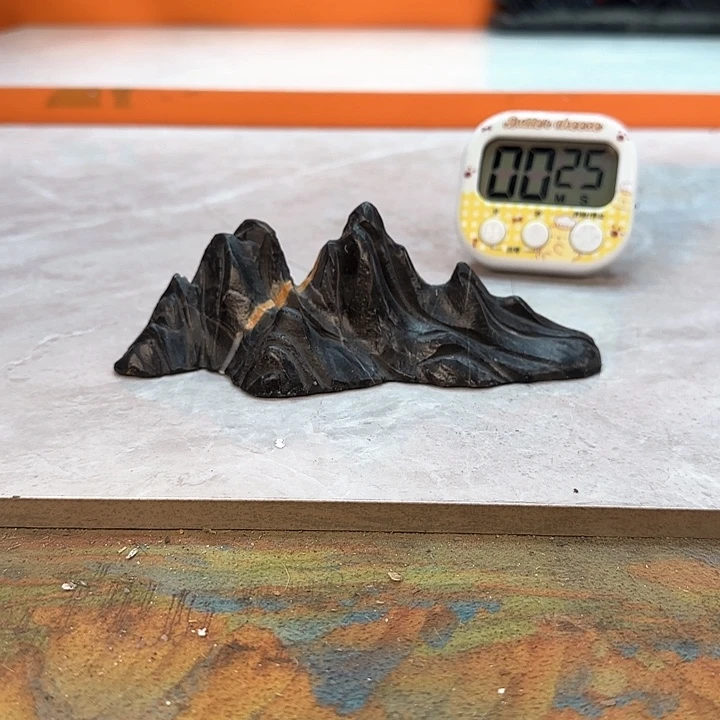 深***环奇石茶宠鱼缸文房摆件