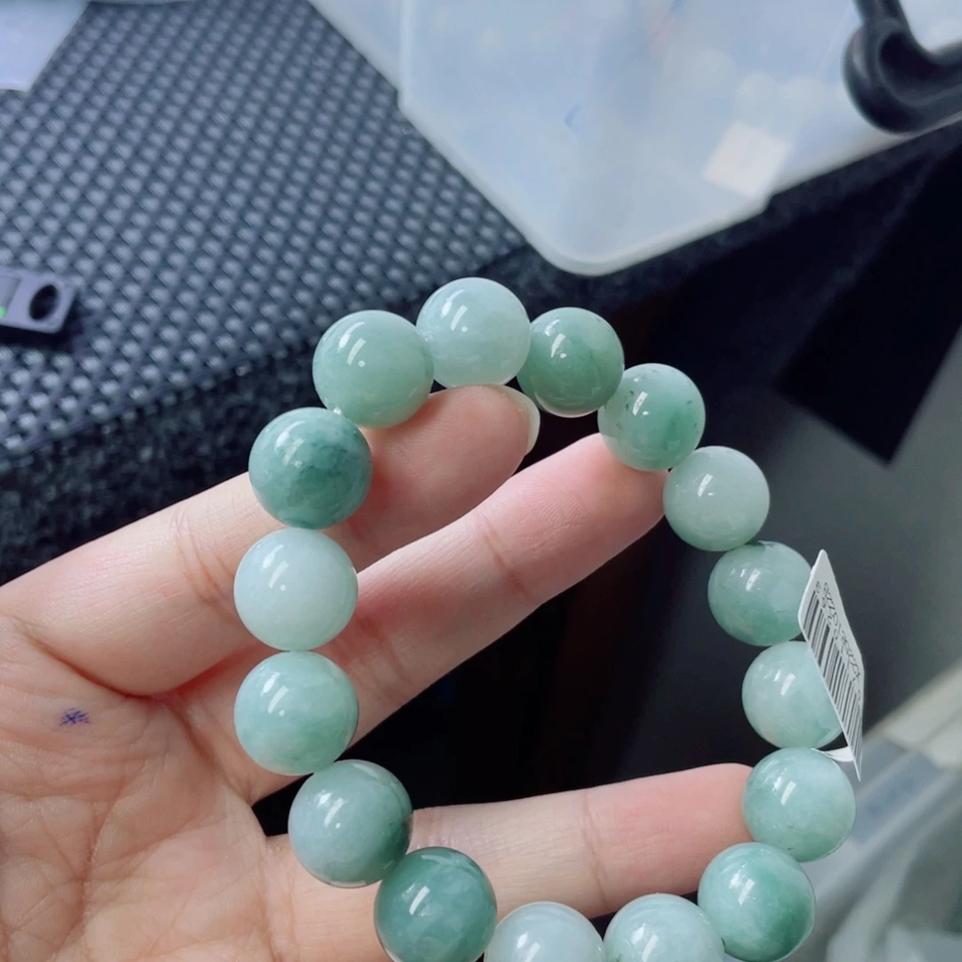 未镶嵌定制翡翠珠串