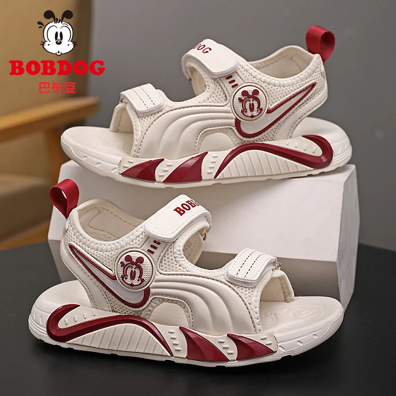 巴布豆儿童凉鞋女童2025新款夏季小学生防滑软底中大童女孩沙滩鞋