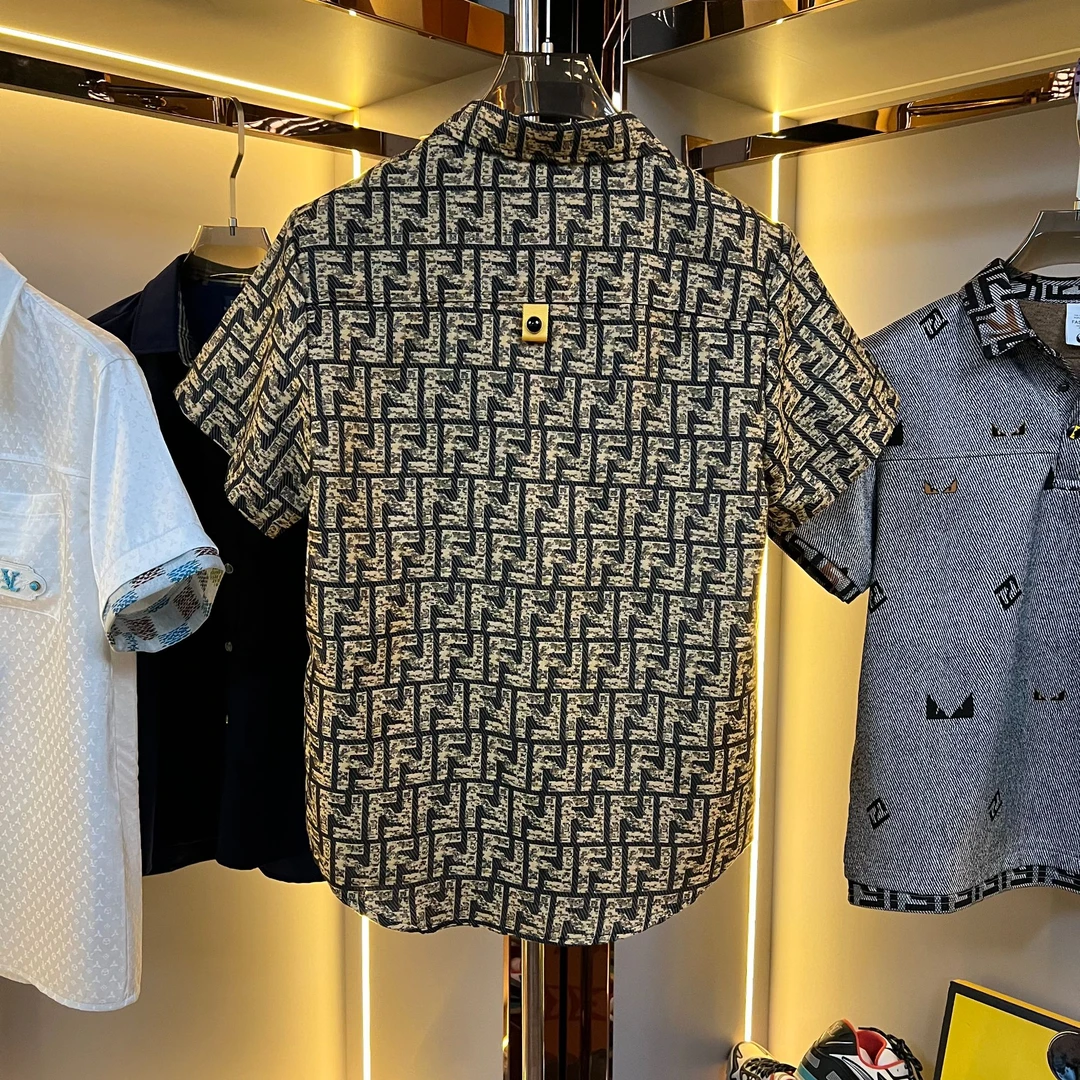 2025-A3274【阿华专属】夏季轻奢小芬家男装衬衫