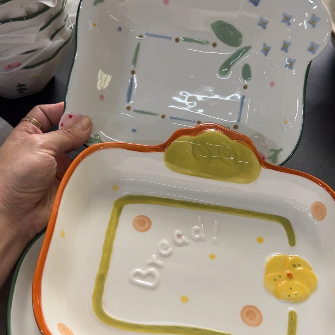 摆件高温陶瓷釉下彩微瑕！