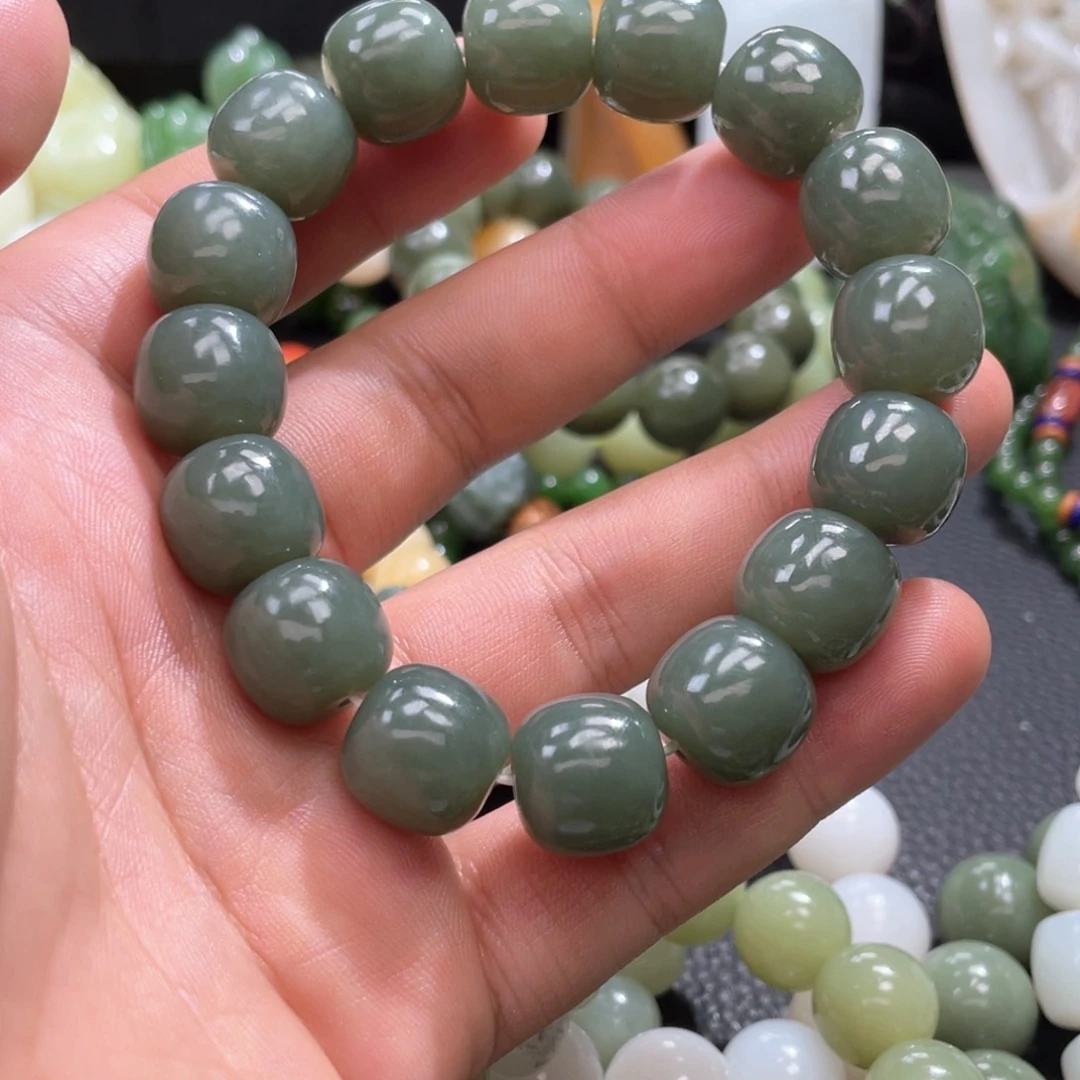 和田玉手串未镶嵌