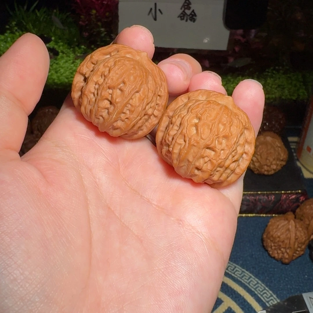 核桃把件889号35乾隆磨文玩核桃