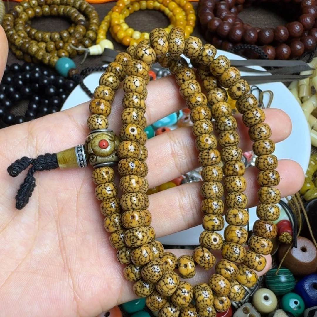 泥塑泥塑藏式108念珠