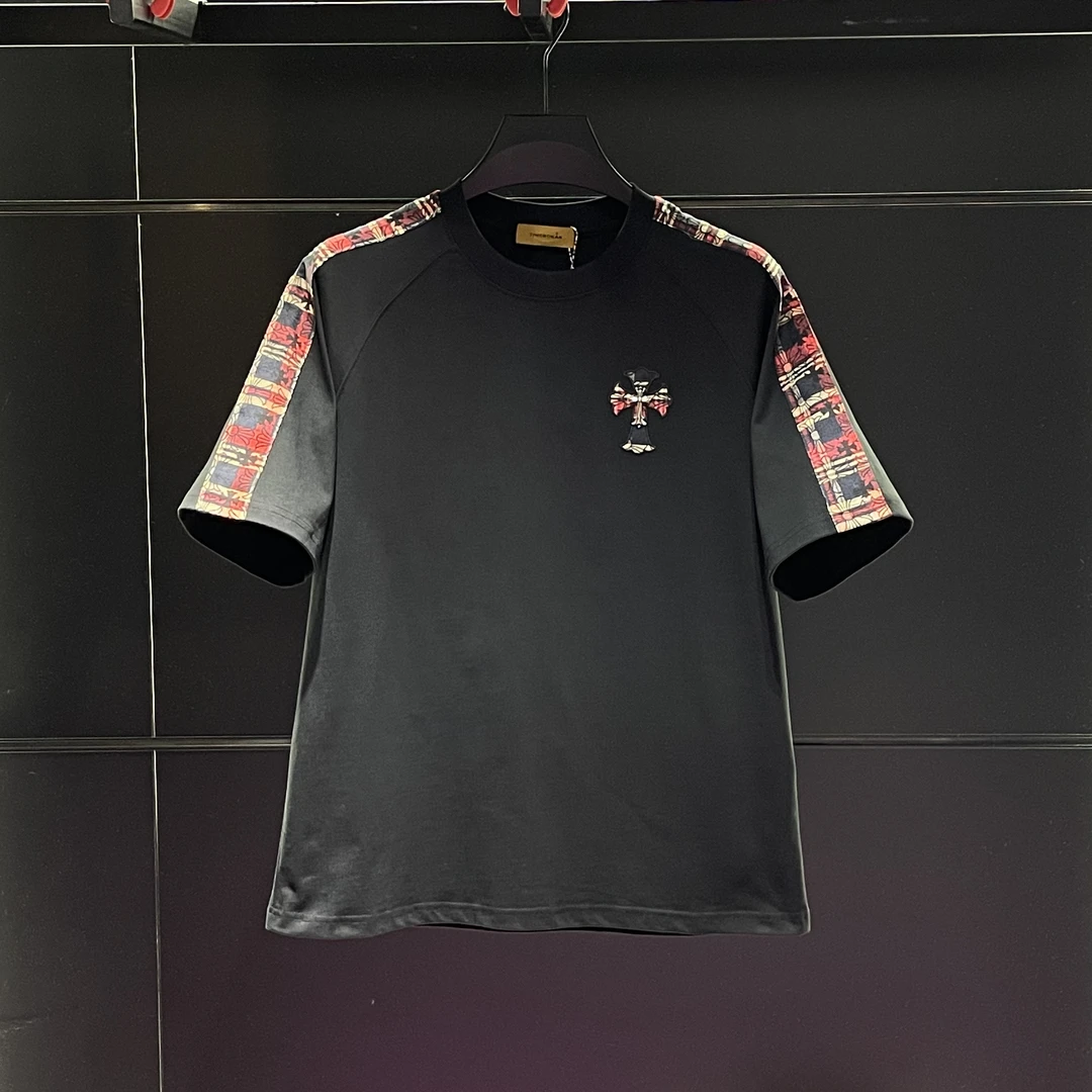 【TIME BOKAN】男士春夏时尚百搭运动休闲潮流圆领经典T恤77320