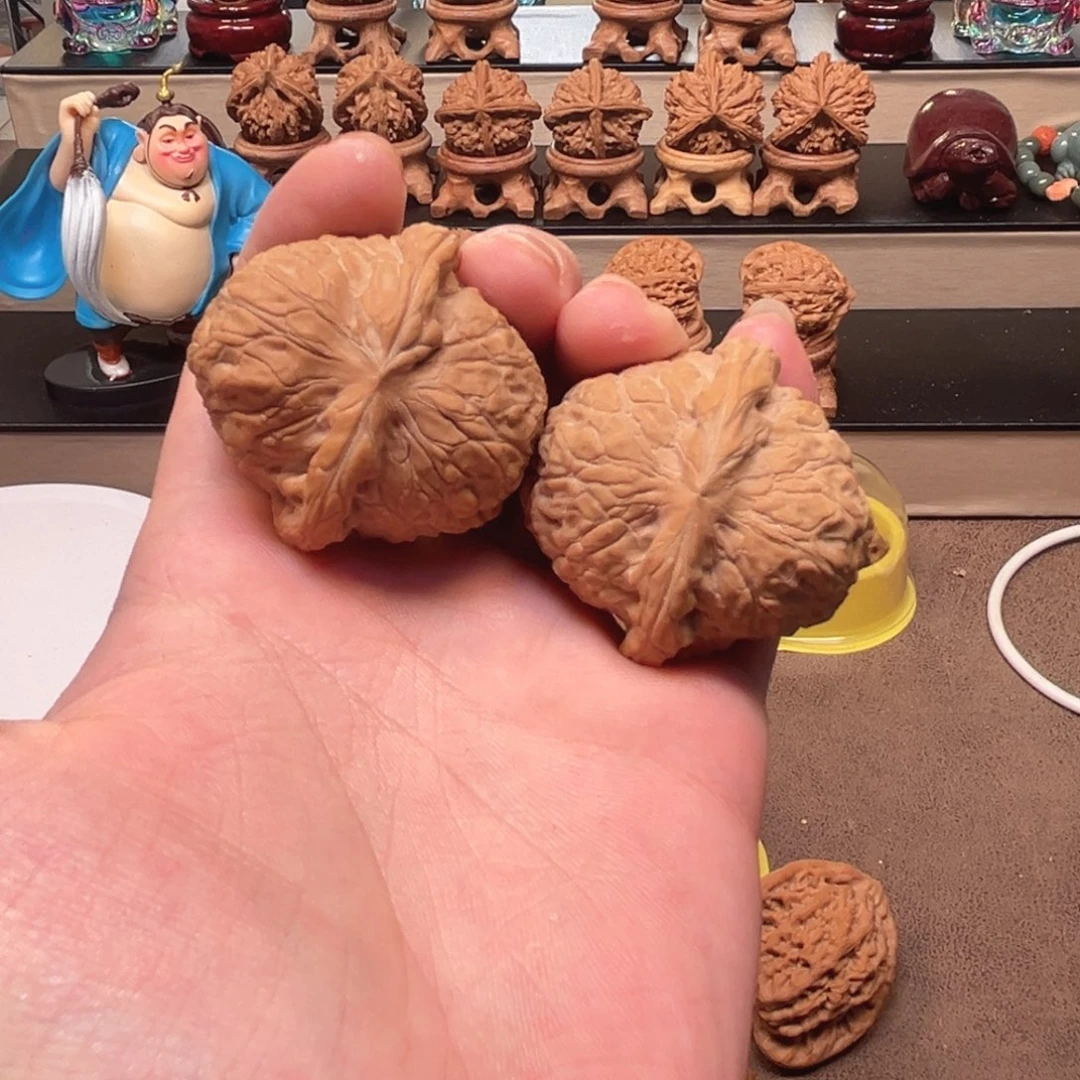 章***鱼把件桃核41南瓜墩