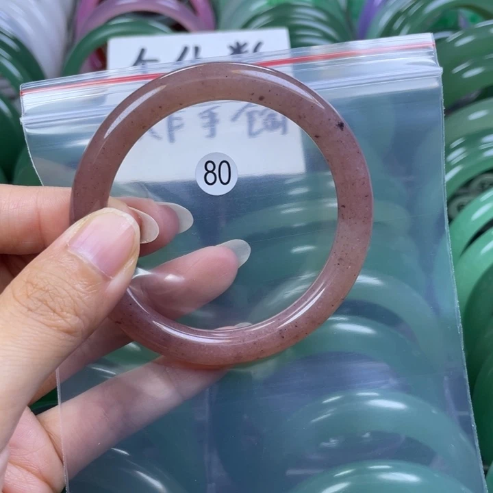 未镶嵌手镯石英岩玉55