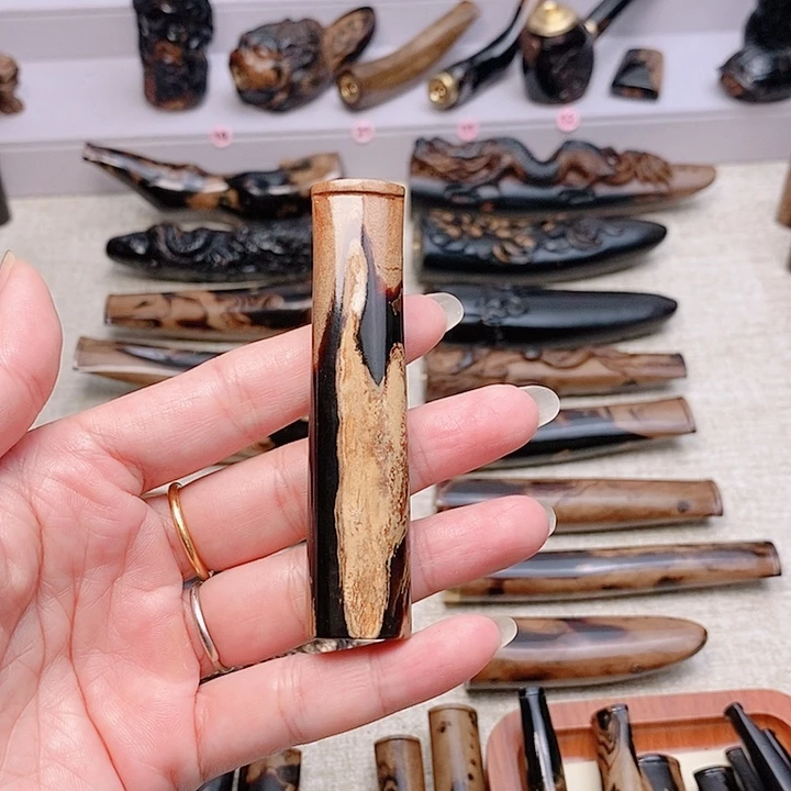 中***华木海小柳木烟嘴光面