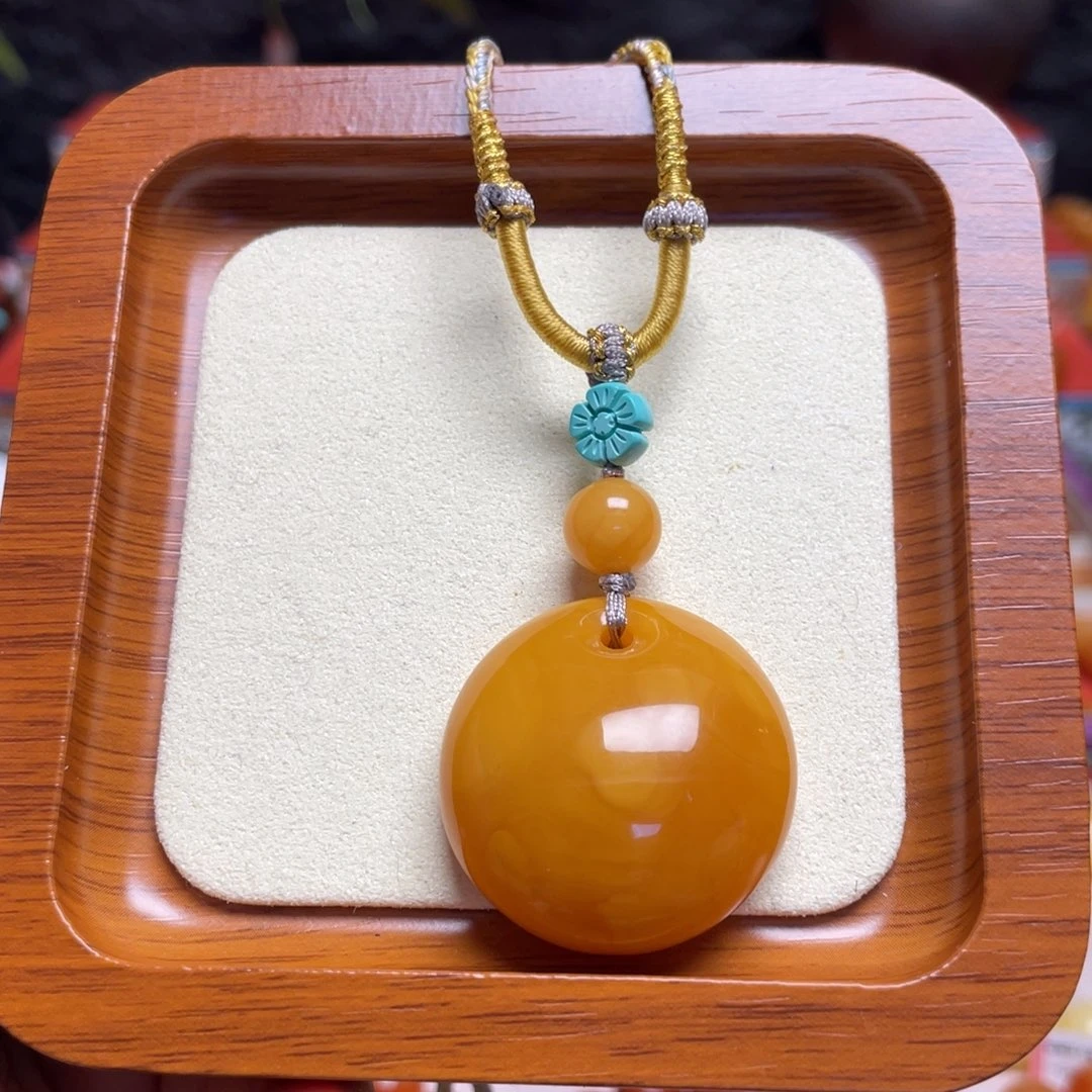 蜜蜡未镶嵌颈饰项链