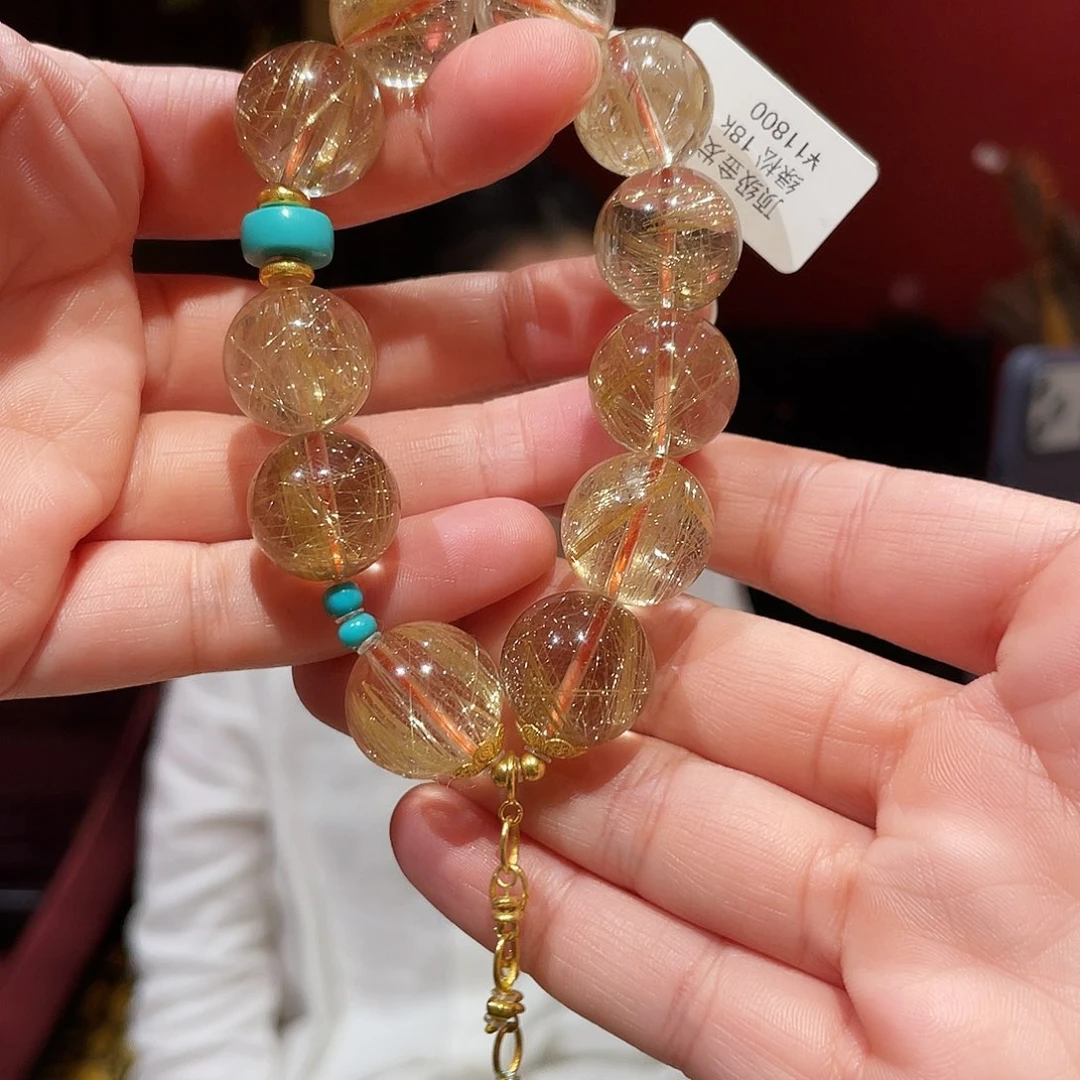 未镶嵌手链发晶金发晶