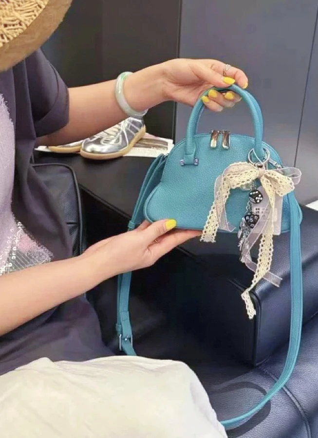 37306 蓝色2025新款时尚轻奢单肩双