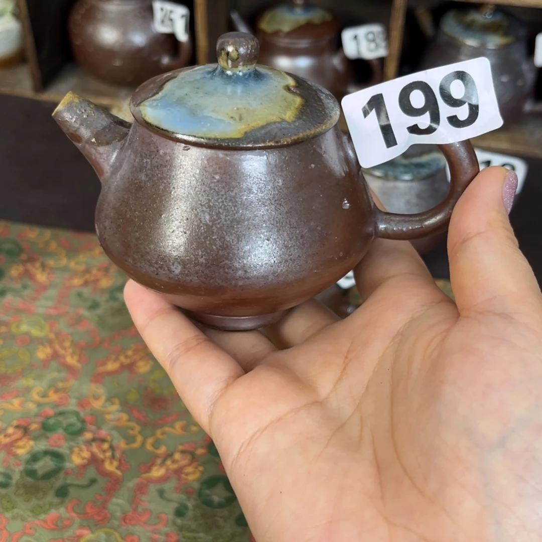 摆件柴烧茶器主人壶