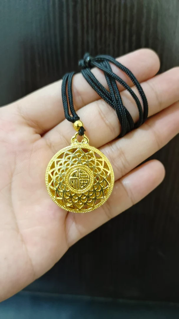 S30-中缅贸易八宝罗盘吊坠