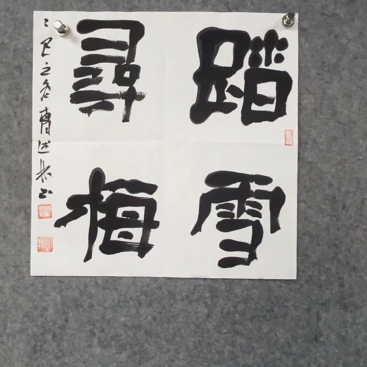 书法曹述林书法作品