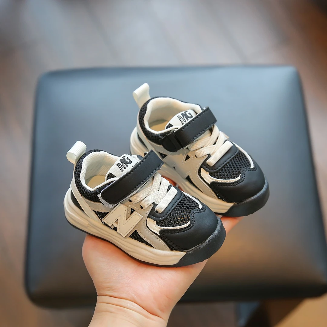 儿童学步鞋夏季网面透气鞋子小童鞋软底男童网鞋运动鞋