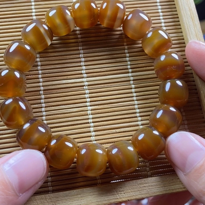玛瑙/玉髓未镶嵌手链