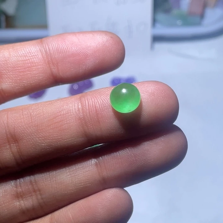 冰***芦翡翠未镶嵌颈饰吊坠