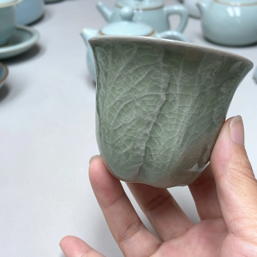 幸***9赵琳支钉豆绿百财杯带礼盒
