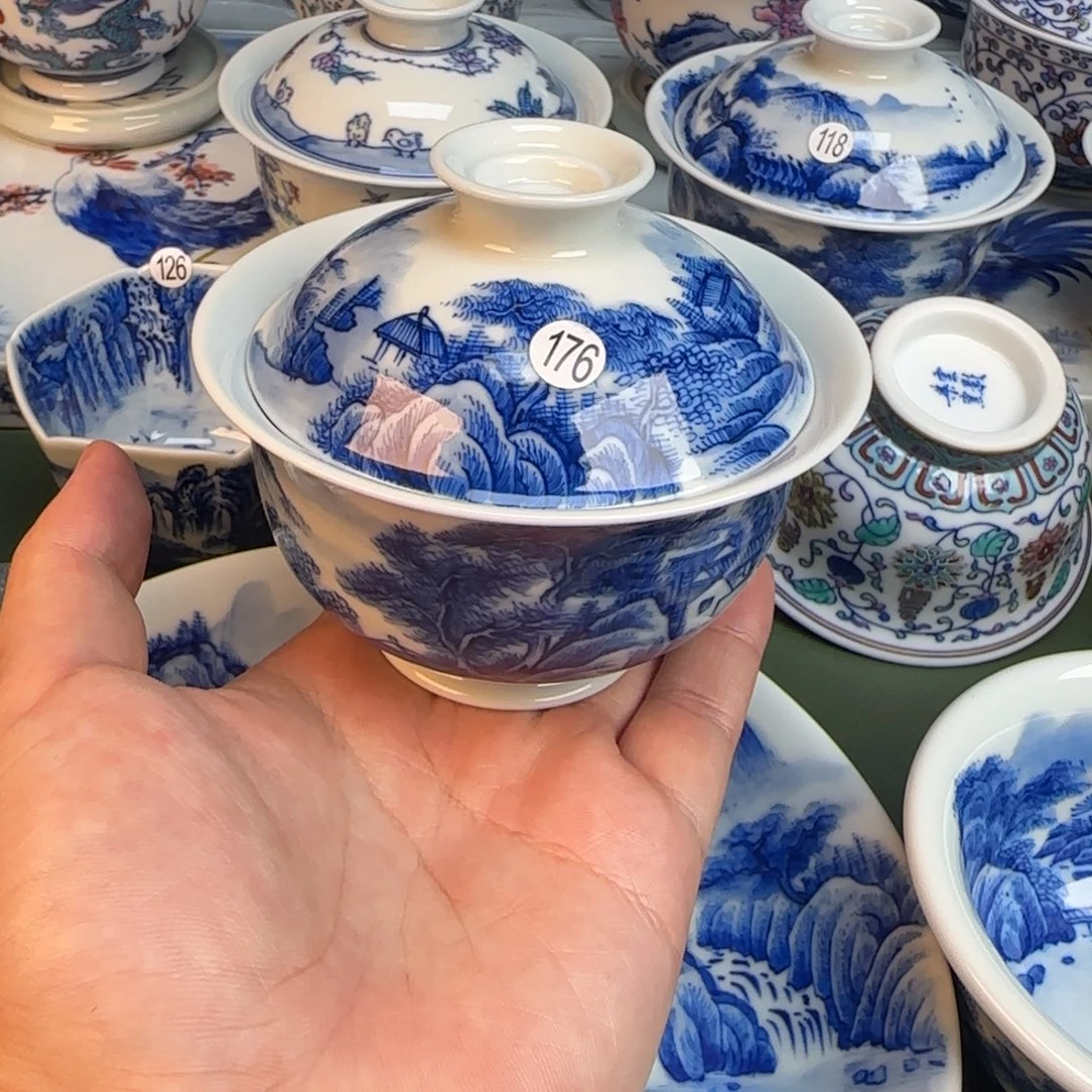 彦祖纯手工手绘茶具176