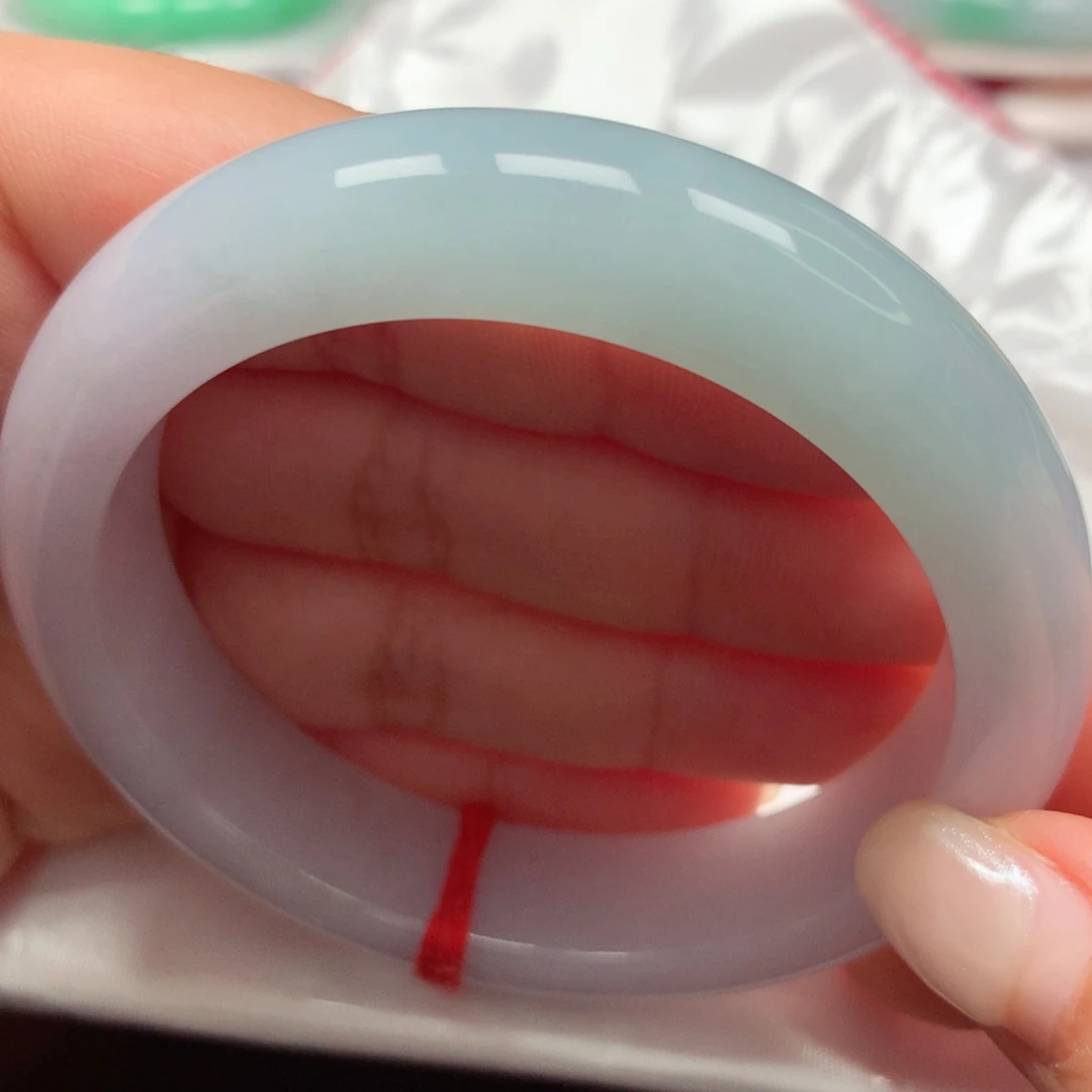 未镶嵌手镯翡翠12冰胶蓝紫