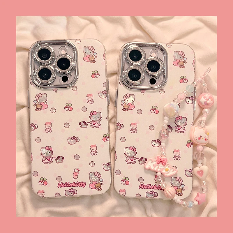 KT猫适用苹果华为vivo小米oppo手机壳iphone16/15/14壳新款卡通