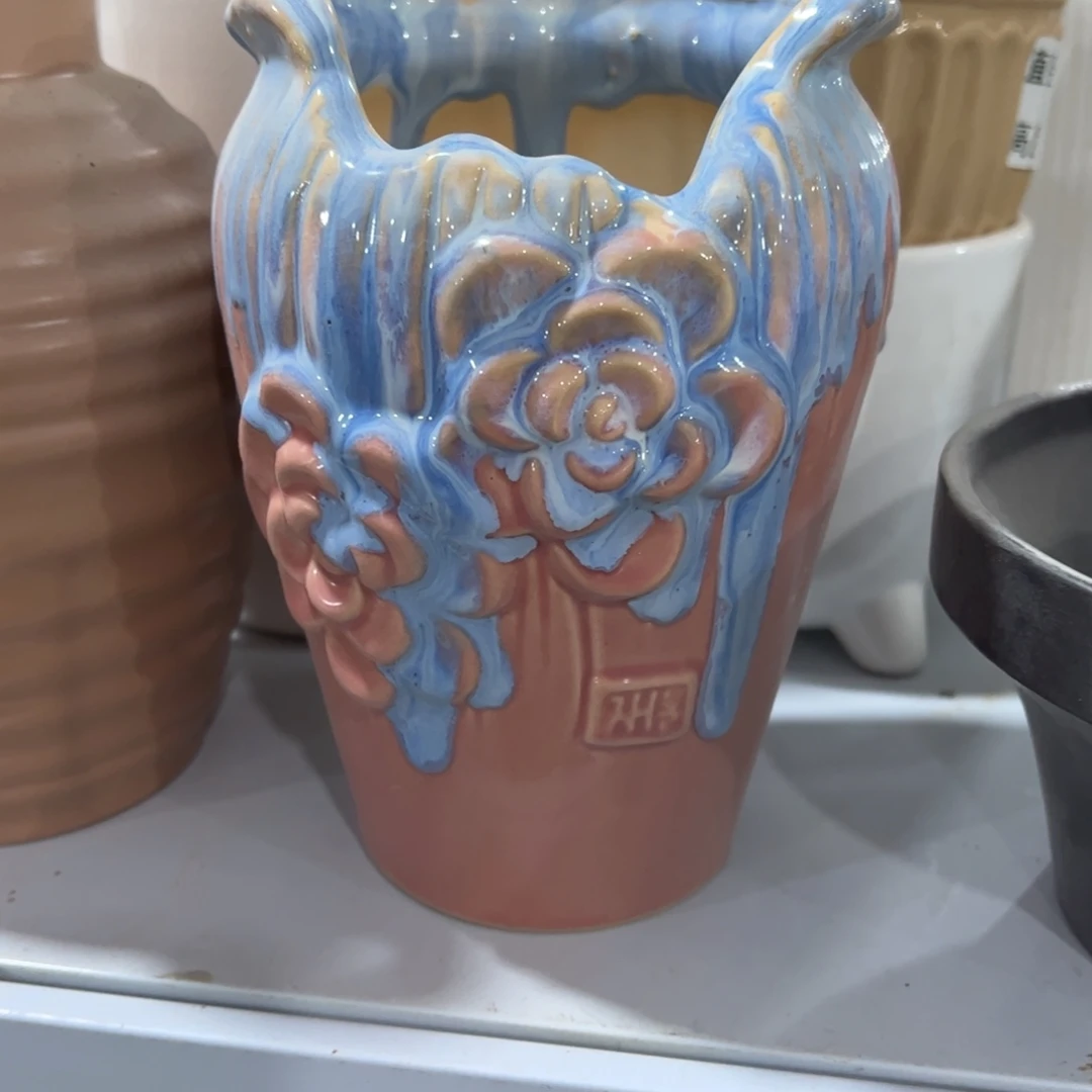 有孔陶瓷花盆，满10米包邮发货