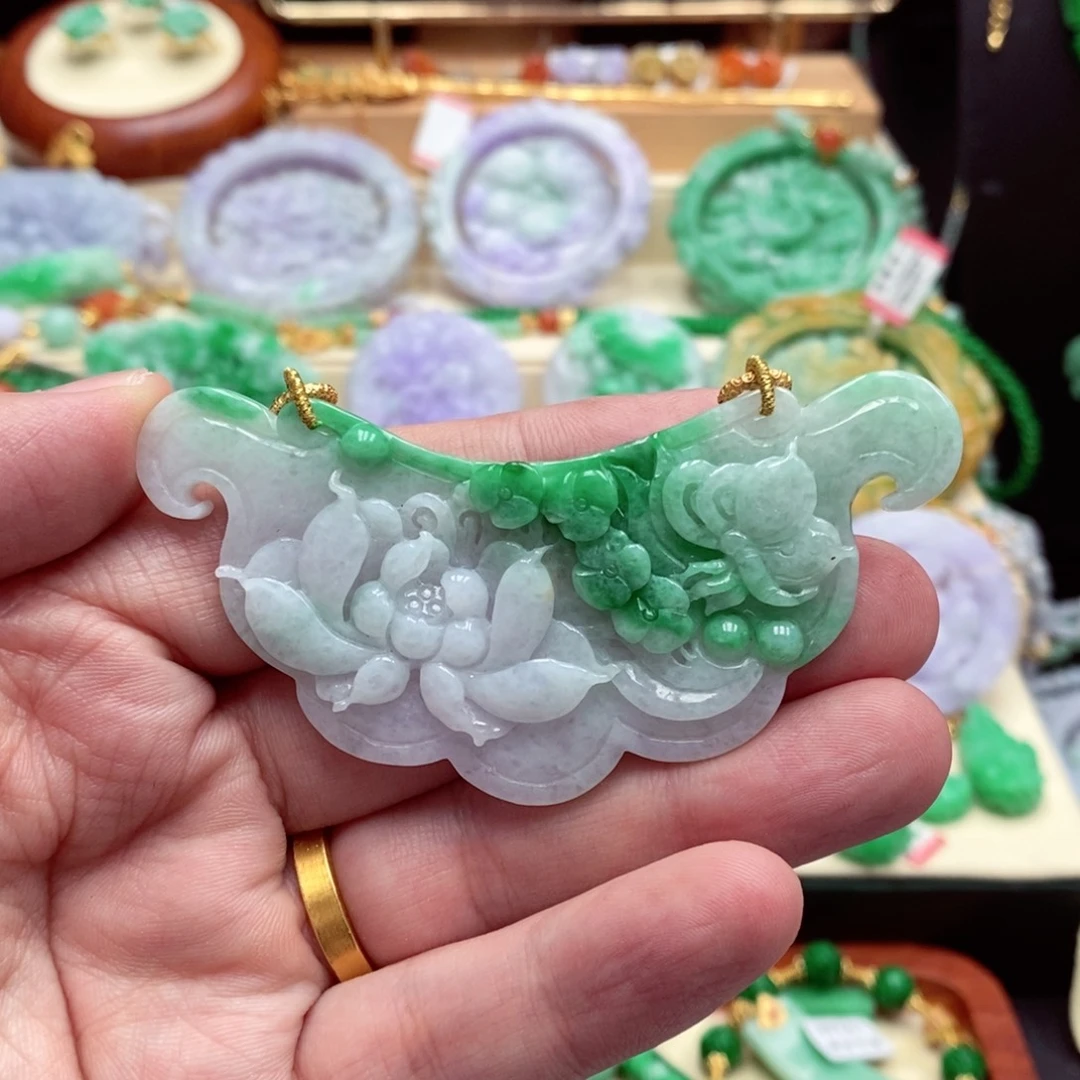 颈饰未镶嵌翡翠翡翠吊坠
