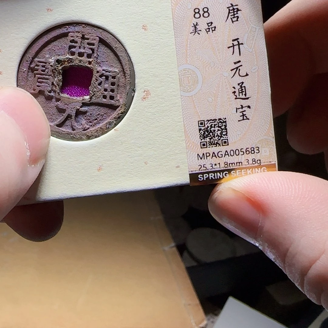 金属XX评级封装盒子币一个