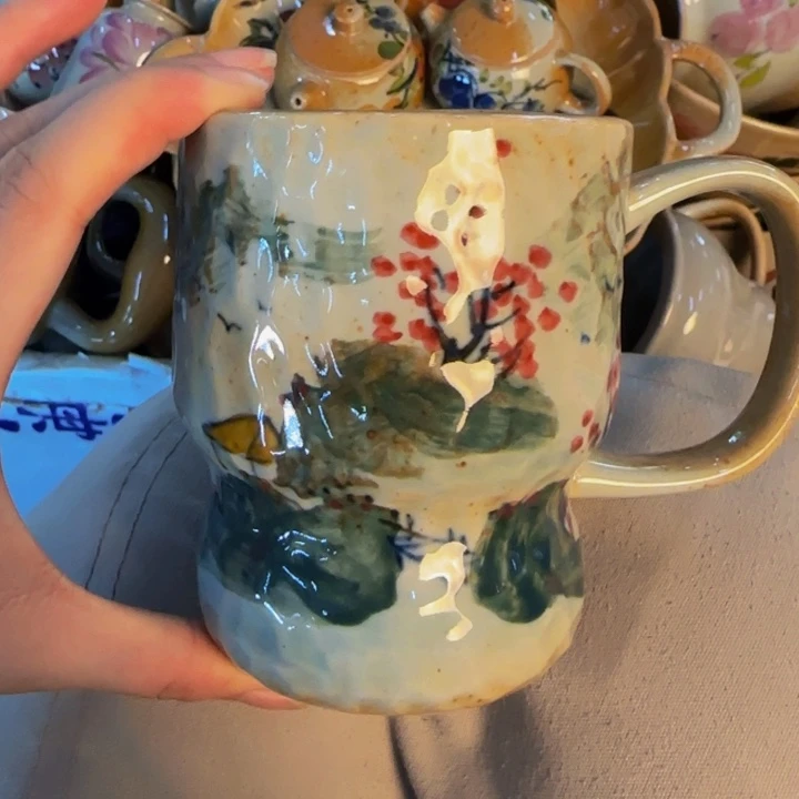 瓷片景德镇陶瓷手工手绘