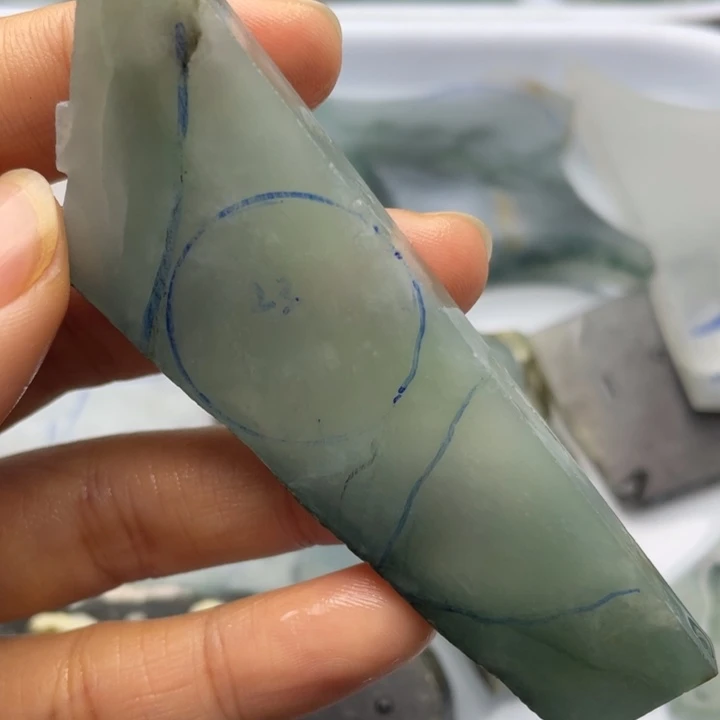 定制翡翠未镶嵌片料定制不退不换