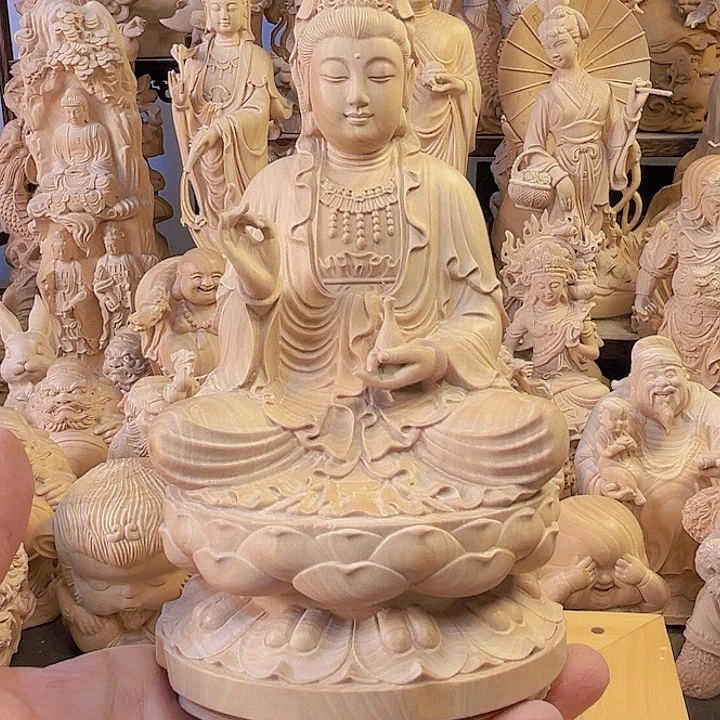 木北*小叶黄杨木15高坐莲观音有瑕