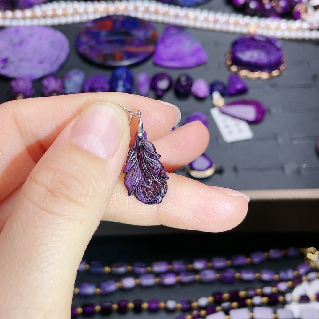 苏纪石（舒俱来）提溜银S925镶嵌