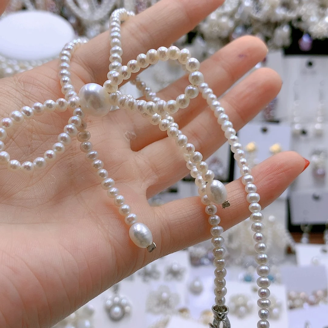 银S925镶嵌耳饰淡水珍珠陈**。