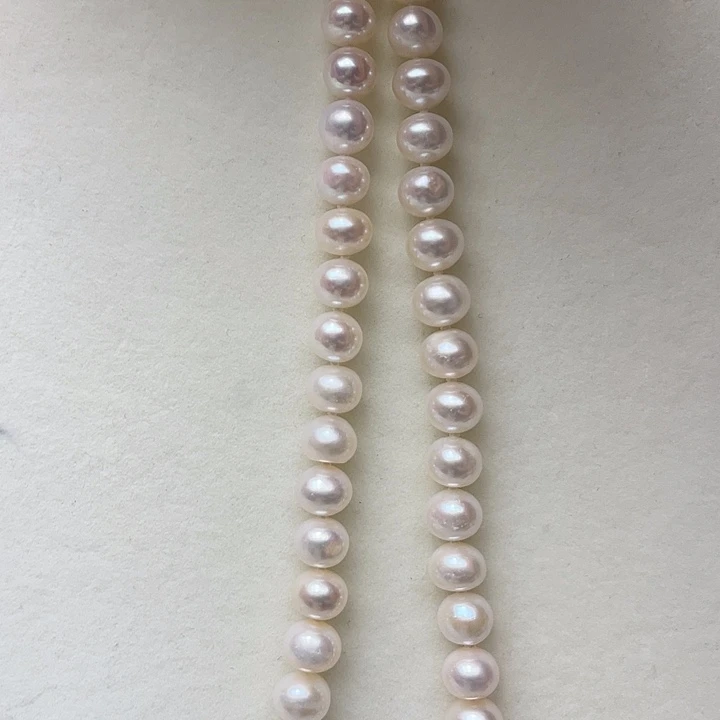 淡水珍珠未镶嵌颈饰卡8➕极光炫彩