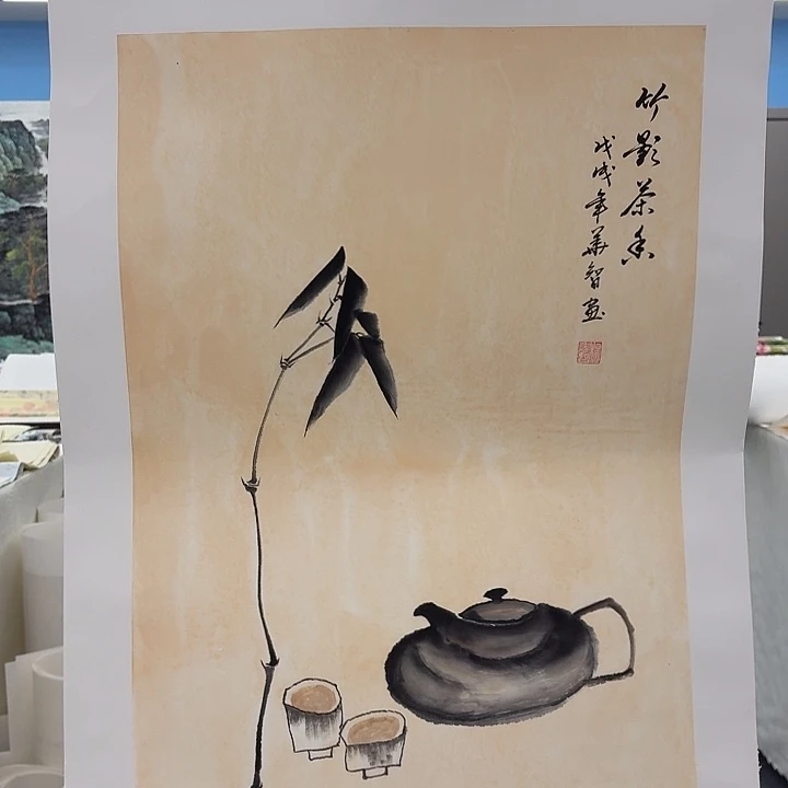 国画手绘国画作品